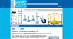 Desktop Screenshot of andaimespiramide.com.br